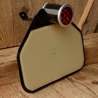 Motorfahrrad-Rücklicht mit beleuchteter Kennzeichenplatte 