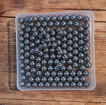 Gußstahlkugel, metrisch 6 mm, 144 Stück (1Gros) 