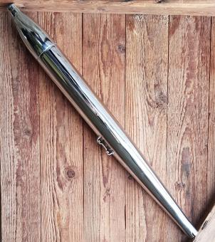 Auspufftopf "DKW, Victoria", verchromt, Anchluss 26mm, Durchmesser 60mm L=675 mm 