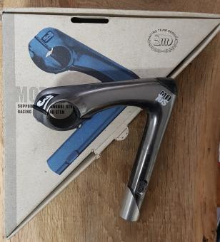 Lenker Vorbau "3ttt MOTUS", Alu titangrau, L=110mm, Klemmung= 25,8 - 26,0 mm, NOS/NIB, Schaftmaß 22.2mm 