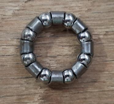 Kugelring "BSA" 8 x 1/4", D-aussen=29 mm, passend für Einschraub Tretlager Renn-Sportrad 