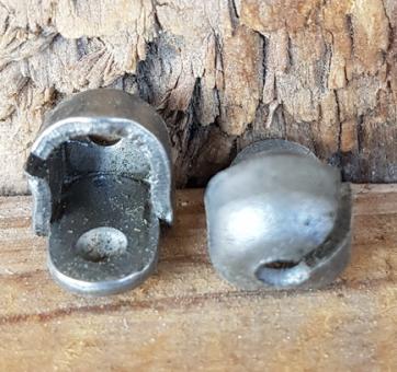 Gegenhalter für Bowdenzug,  zum einlöten am Rennrad /Sportrad, orig. 50-80er Jahre,  orig. alte Neuware. 