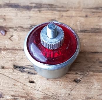 Rücklichtfassung, D=14mm, leicht konisch, Abbildung kann abweichen, passend für Standard Rücklichtbirne, NOS ! 