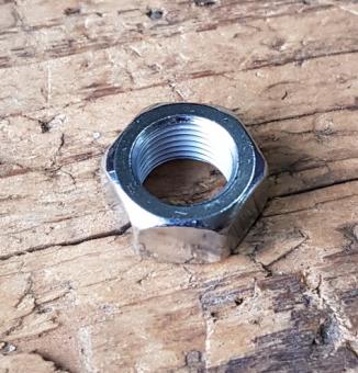 Sechskantmutter, verchromt, passend für   Sturmey Archer  3 Gang-Schaltungsnaben 50-80er Jahre 