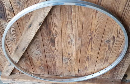 Fahrradfelge, "ALESA", 28" (622-17), Aluminium, Hohlkammer, geöst, 36Loch, ca. 23 mm breit 