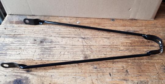 Hollandrad Strebe 28", schwarz, passend für Hollandräder Gazelle und andere Typen, Befestigung auf der Achse 