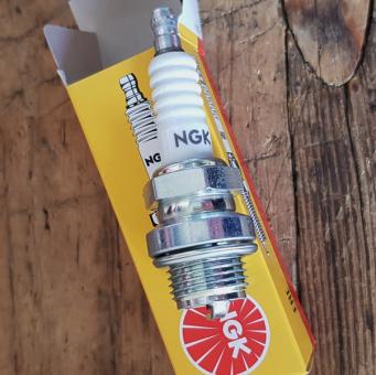 Zündkerze "NGK", 18mm Gewinde, passend für SACHS Motor 98ccm Vor-und Nachkrieg 