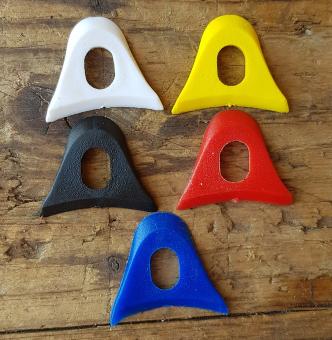 Gummi Einleger "weiss"  für Lenker Vorbau "CINELLI XA", 80er Jahre, original, verschiedene Farben möglich, NOS 