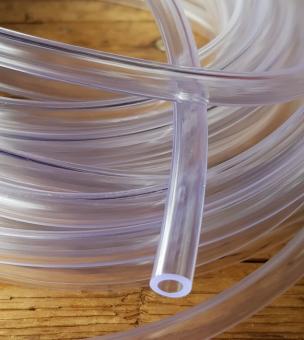 Benzinschlauch, transparent klar, D_aussen 8 mm, D_innen 6 mm , Meterware  