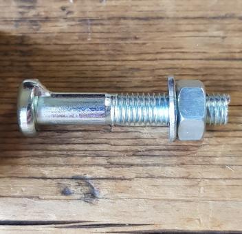 Sattelklemmbolzen aus deutscher Produktion, glanzverzinkt M8 x 45mm   