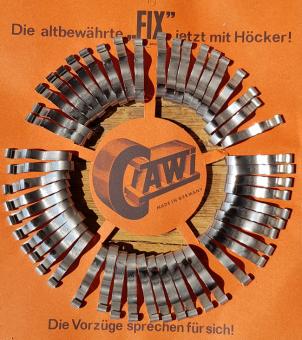 Hosenklammer "Cawi - Fix",  vernickelt, Topmodel der 30-50er Jahre, die mit dem Höcker... 