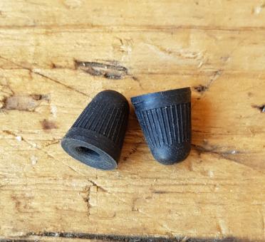 Ventilkappe für Dunlopventil (DV), Gummi, orig. 50-70er Jahre, Altbestand 