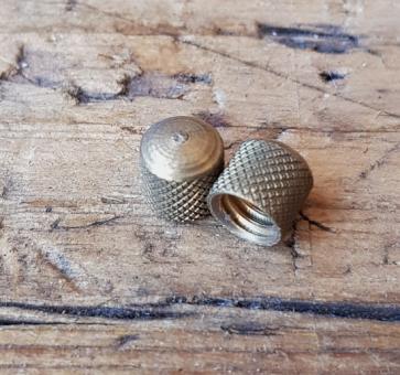 Ventilkappe für Dunlopventil (DV), Messing, orig. 20-50er Jahre, Altbestand 