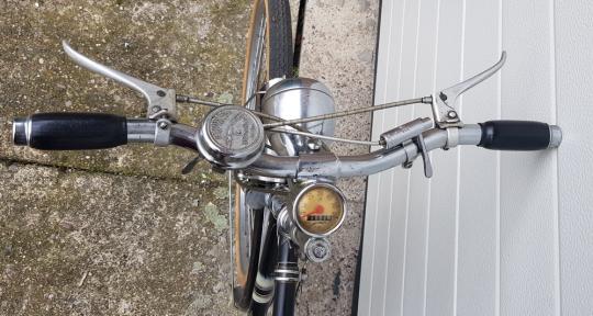 Herrenfahrrad Sportrad  "EXPRESS-Tacho-Rad, 3-Gang Mod. 53 (dicke Berta) , 50er Jahre, schöner Originalzustand!, 26 Zoll, RH: 55  cm 