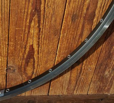 Felge f. Drahtreifen "RIGIDA RYDE Chrina", 28", Alu schwarz, 36 Loch 