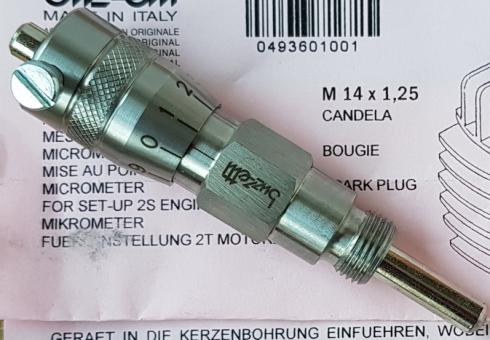 Zündeinsteller für 14 mm Kerzengewinde, hochwertige Ausführung in klassischer Bauform der 30-70er Jahre, 