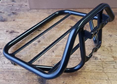 Gepäckträger für Frontmontage am Steuerrohr, Ladefläche ca. 26 x 35 cm, stabile Ausf. vom Traditionshersteller 