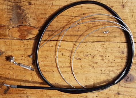 Schaltzug "STURMEY ARCHER", schwarz, L=1650/645mm, orig. Altbestand 70-90er Jahre, universell 