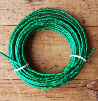 Bowdenzug Außenhülle, grün - Glitter, Durchmesser außen 5.0mm, Durchmesser innen 2.5mm, pro Meter 