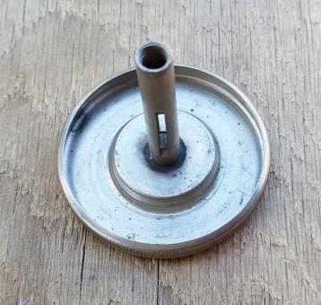 RIEMANN Karbidlaternen Becherverschraubung, 65mm, are, orig. alte Neuware !, ggf. mit leichter Patina   