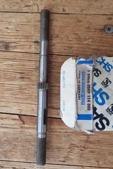 Achse , lange Ausf. für F&S Torpedo Dreigang-Rücktrittnabe H3111, antlg. auch 415/515 , L=164mm, FG 10,5 mm, NOS 