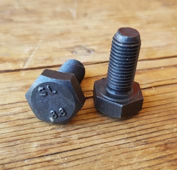 Tretlager Achsschrauben, 2 Stück im Satz, passen für alle gängigen Vierkantachsen ab den 70er Jahren, orig. Altbestand, NOS 