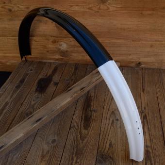 Schutzblech 26" "Schweizer Militärrad" f. Hinterrad, weiß abgesetzt, alte Neuware der CH Armee. 