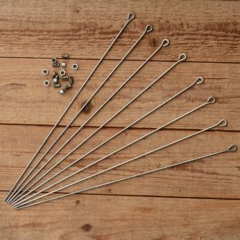 Anbausatz für Kotschützer "BLUEMELS", 28 Zoll, komplett mit allen Teilen, orig. Altbestand 