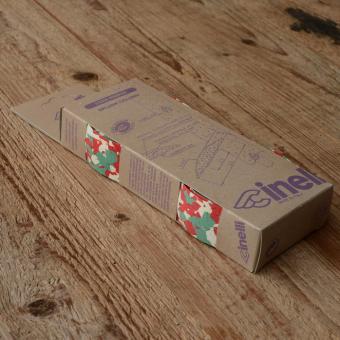 Lenkerband "CINELLI", rot-grün-weiß, ohne Lenkerstopfen 