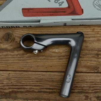 Lenker Vorbau "3ttt Record 84", Alu anthrazit, L=130mm, Klemmung=26mm, NOS/NIB, Schaftmaß 22.2mm 