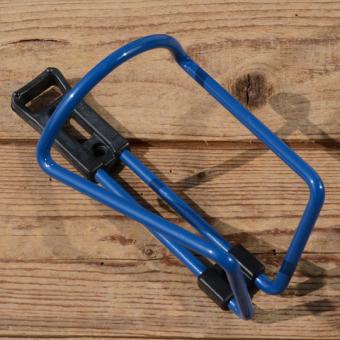 Halter für Trinkflasche, blau, Alu / Kunststoff, zur Rahmenmontage, NOS 