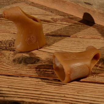 Bremshebel Überzug "CAMPAGNOLO", Shield Logo, braun 