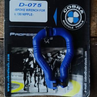 Speichenschlüssel Nippelspanner,  original COBRA, für 3,3 mm Schlüsselweite am Nippel, Rennrad Werkzeugklassiker!   