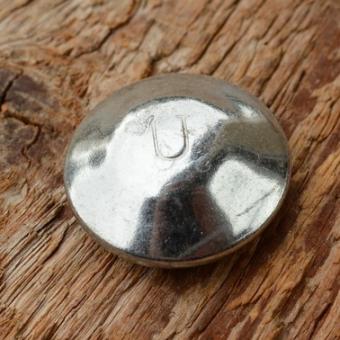 Pedalkappe, "UNION", verchromt, D_innen=15.5mm D_aussen=18/25.8mm, orig. alte Neuware 