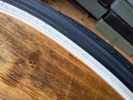 Fahrrad Reifen "KENDA", 27" x 1 1/4, (32-630), schwarz / weisswand 