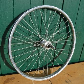 Laufrad hinten 24 Zoll 24 x 1,9 (25-524), Stahl verchromt, Speichen verzinkt 