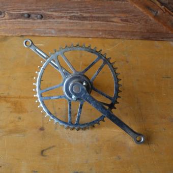 Tretlager "Dürkopp Sport" Keilausführung., orig. 50er Jahre, verchromt, gebraucht 