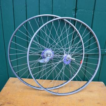Laufradsatz 28 Zoll "Weinmann"-Felgen 28 x 1,75, VA, mit VA-Speichen 