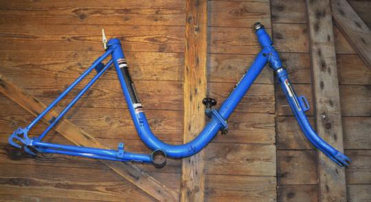Fahrradrahmen Zerlegerad "Rixe" 24 Zoll, 70er Jahre 