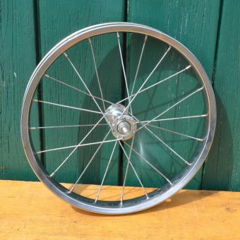 Laufrad vorn 16 x 1,9 (321-25) "Rigida" verchromt, Speichen verzinkt, 