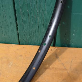 Wulstfelge 26 x 1 ½ , 36-loch, Breite 33 mm, schwarz mit Patina, 6mm Bohrungen 