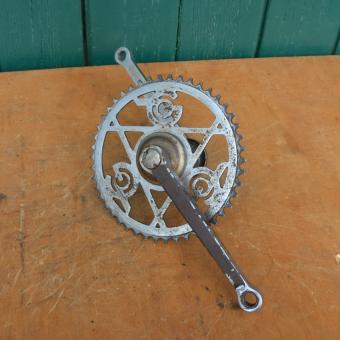 Tretlager Glockenausführung "Göricke" für 40x70 mm Tretlagergehäuse. 30er Jahre. 