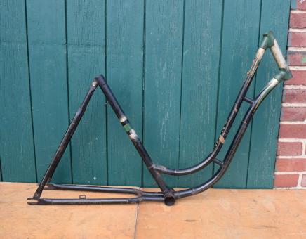 Fahrradrahmen "NSU" 28 Zoll, Damenausführung, Rahmenhöhe 53 cm, Rahmennummer 790XXX, Originallack 