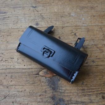 Werkzeugtasche, Lefa, schwarz, Beschläge Kunststoff, ca. 150 x 70 x 30 mm 