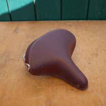 Sattel "Mertens" rotbraun, Silastic, Damenmodell, 