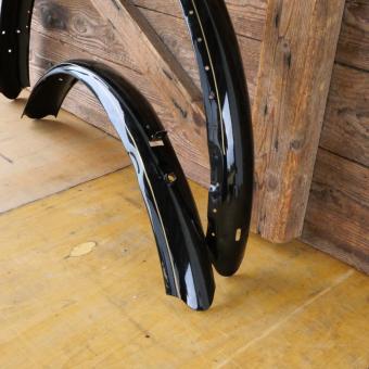 Schutzblechsatz 26 x 2,00, 30er Jahre, restauriert, leichte Lackschäden, 