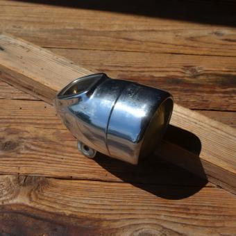 Scheinwerfer Marke "Radsonne" mit Tacho, NOS, 50er Jahre, unrestaurierter Original-Neuzustand 