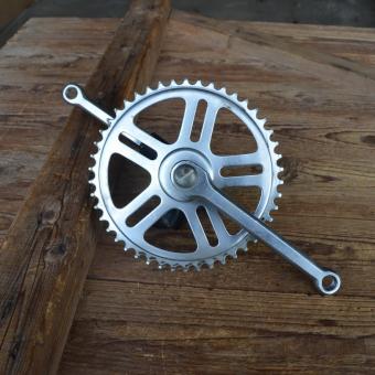 Tretlager Glockenausf., orig. 70er Jahre, verchromt, gebraucht, Zustand s. Bilder 