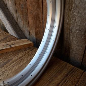 Felgen Satz f.Drahtbereifung 18" (355),  Stahl silber, 20/20 Loch, 35mm breit, Nippelbohrung 4,5mm 