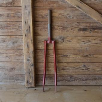 Gabel 26 Zoll orig. 30er Jahre unrestauriert, Schaftlänge 218 mm, Weite oben 46 mm, Zustand siehe Bilder 